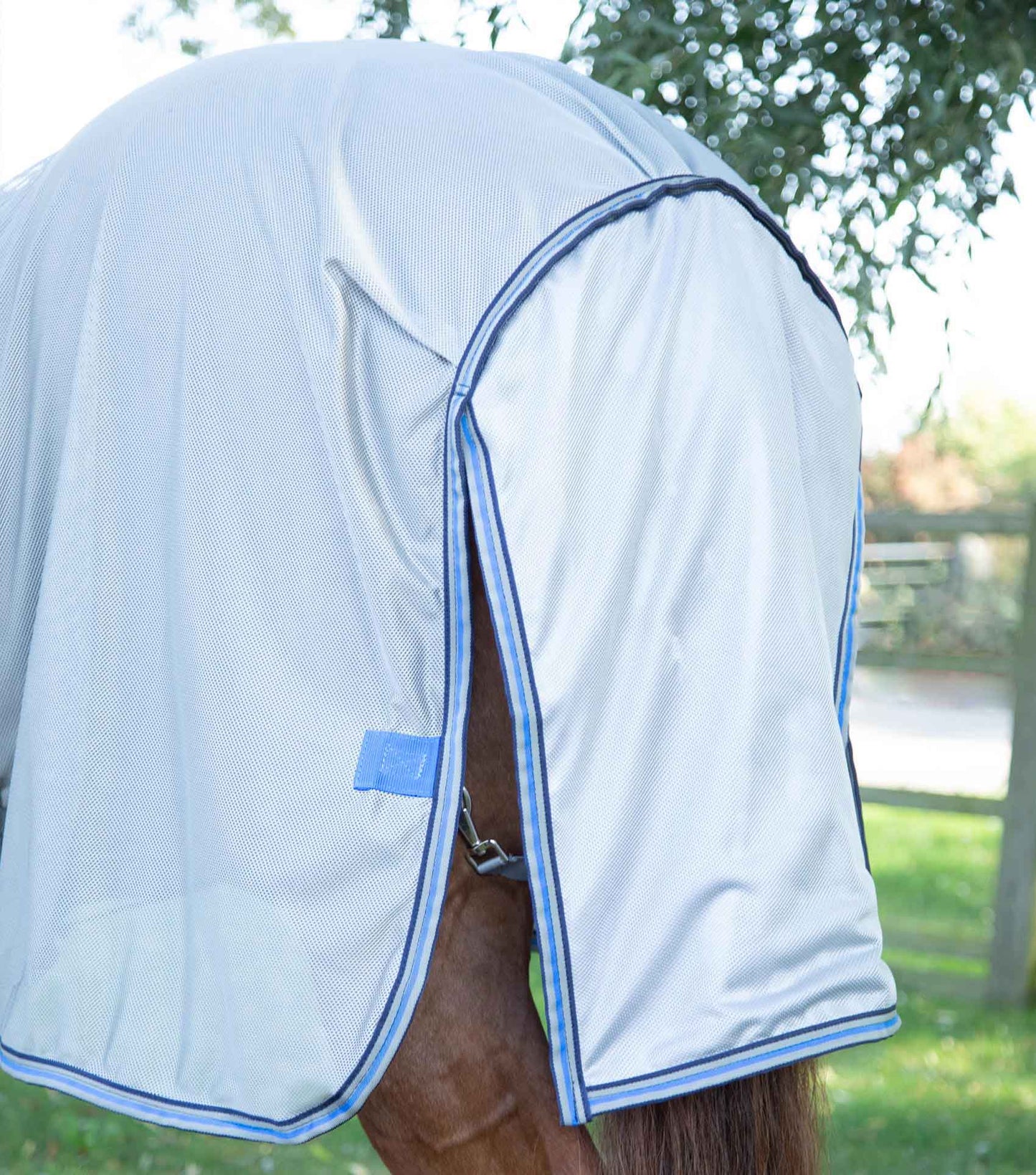 Couverture anti-mouches respirante Combo Mesh Air Fly avec couvre-cou intégré