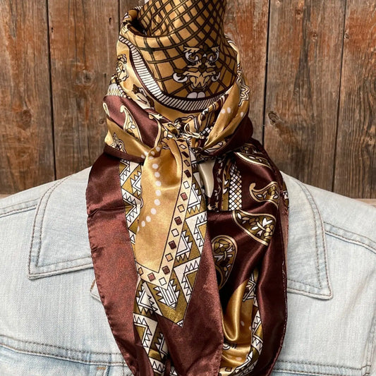 Echarpe Earth Tones Paisley Wild