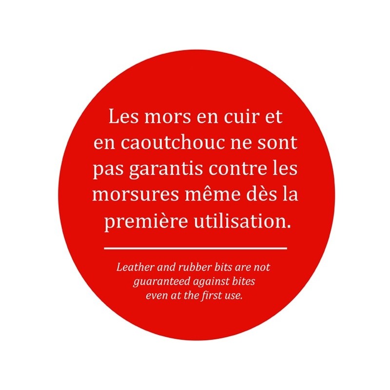 Mors Pessoa en cuir rond